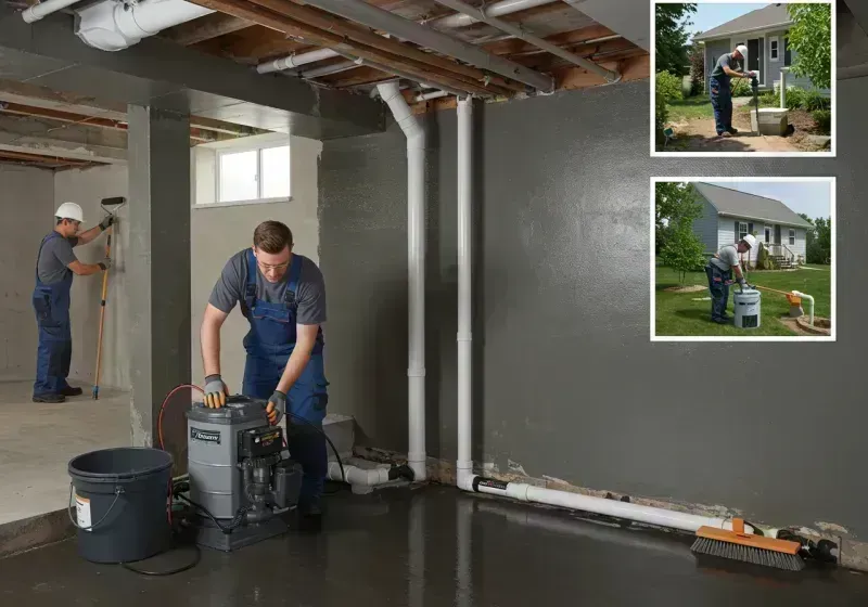 Basement Waterproofing and Flood Prevention process in Mount Olive, IL